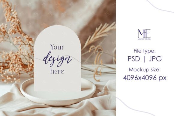 Arch Wedding Card Mockup 5x7 Card Mockup: A Must-Have Tool for Stunning Design Presentations