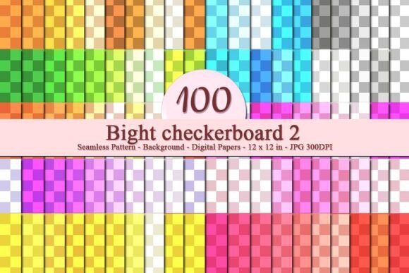 Bight Checkerboard 2: A Versatile Seamless Pattern for Creative Projects