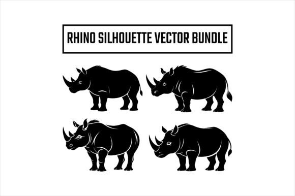 Choosing the Right Design with Rhino Silhouette Vector Bundle