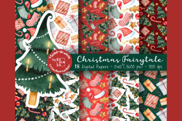 Christmas Paper Pack Digital, POD FREE: Creative Fun for the Holidays