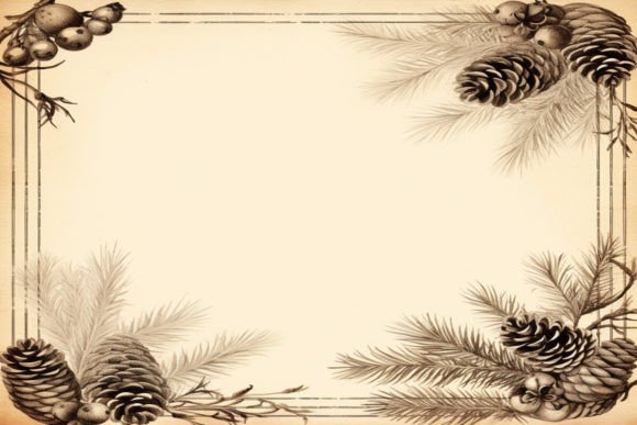 Christmas Wreath Vintage Background: A Timeless Design Element for Creative Projects