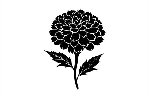 Enhancing Creativity with the Marigold Flower Silhouette Icon