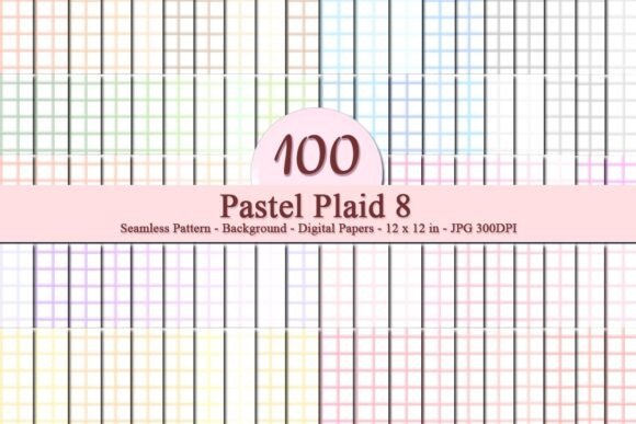 Pastel Plaid 8 Seamless Pattern: A Strategic Tool for Modern Design and Branding