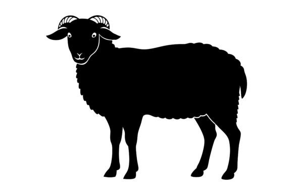 Sheep Silhouette Icon Vector Design: A Modern Approach to Creative Expression