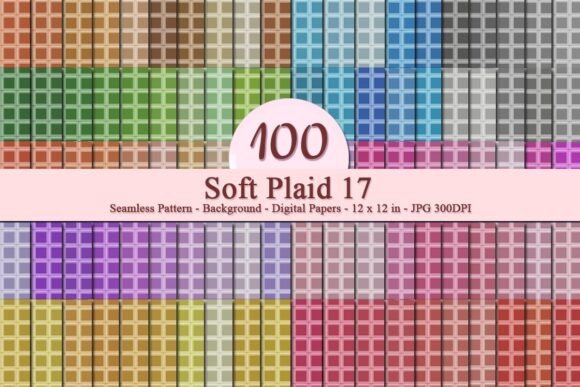 Soft Plaid 17 Seamless Pattern: A Versatile Design Tool for Creatives and Businesses