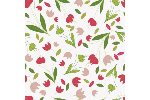 Tulip Garden Bliss: A Versatile Floral Pattern for Spring