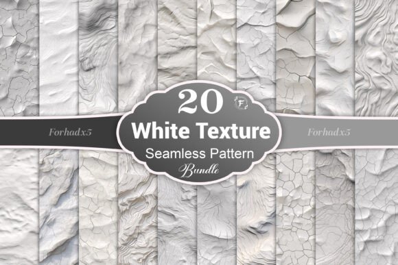 White Texture Seamless Pattern: A Minimalist Design Essential
